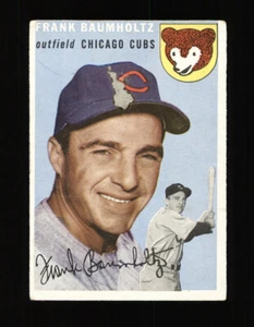 1954 Topps #60 FRANK BAUMHOLTZ - CHICAGO CUBS - Picture 1 of 2