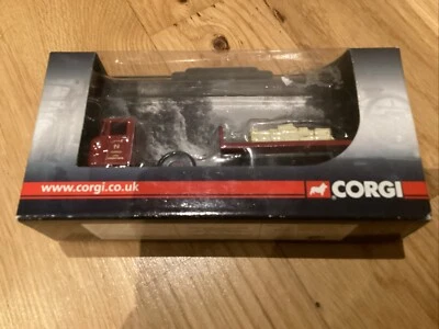 Lledo Trackside DG199011 - Scammell Mechanical Horse Flatbed TNT with Load - NEW - Image 1 of 3