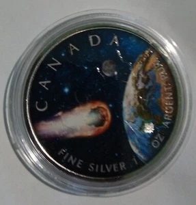 Silver Color Canada universe series meteorite  1oz - Foto 1 di 1