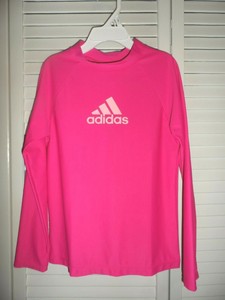 girls pink adidas top