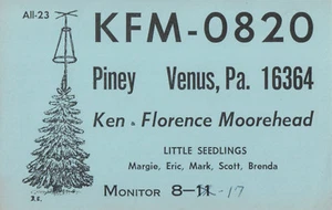 9 CB Funkkarten QSL Postkarten 1 verschickt 60er Jahre Vintage - Bild 1 von 12