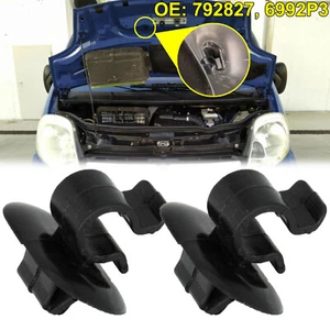 2x Motorhaube Stütze Motorhaubenstange Halter Clip Für Opel Vivaro X83 2001~2014 - Bild 1 von 6