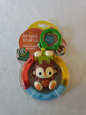 NEW - Bright Starts Shake & Glow Monkey 3 Month+ Baby Toy