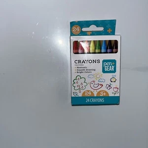 Pen+Gear Crayons Assorted Colors 24 Count 1 - Picture 1 of 5