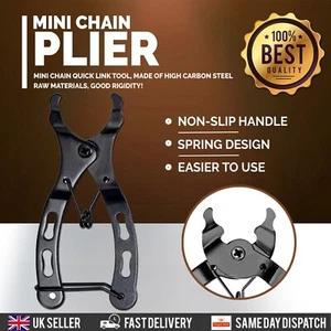 Bike Chain Link Pliers MTB Clamp Bicycle, Cycle Chain Removal Tool Magic Link UK - Picture 1 of 6