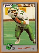 Bruce Boyko 1992 Jogo CFL card #142 Saskatchewan Roughriders  Western Michigan