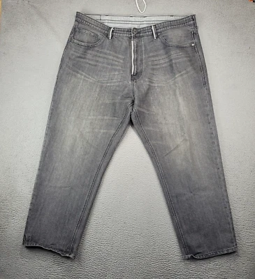 Sean John Jeans Mens 44X31 Gray Charcoal Wash Straight Hip Hop Baggy Foto 1 de 4