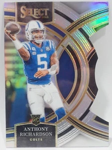 ANTHONY RICHARDSON DIE-CUT RC ROOKIE #117 2023 SELECT PANINI PRIZM FOOTBALL CARD - Picture 1 of 6
