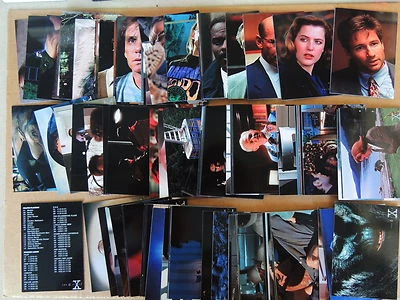 X-FILES CONTACT COMPLETE BASE SET OF 90 NON SPORT TRADING CARDS - Image 1 of 4