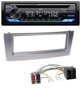 JVC Bluetooth MP3 USB DAB CD Autoradio für Fiat Punto Grande Punto ab 05 grau - Bild 1 von 8