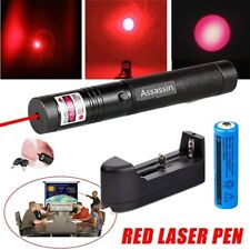 990 miles 650nm Assassin Red Laser Pointer Pen Visible Beam Rechargeable Lazer