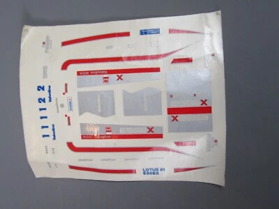 A948 Decal for Lotus 81 #11 & #12 F1 1981 Lorenzo Mansell Decal - Image 1 of 4