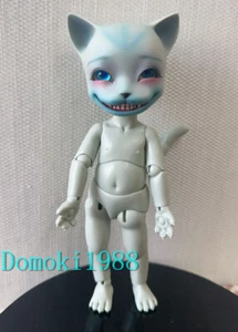 Bambola 1/6 BJD Pipos Cheshire gatto grigio senza pelle trucco viso + occhi gratuiti - Foto 1 di 11
