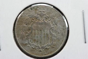 1874 Shield Nickel VF+ 30KD - Picture 1 of 4