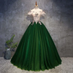 NEW Evening Formal Party Ball Gown Prom Bridesmaid Acting Tutu Dress QYHS011 - Picture 1 of 13
