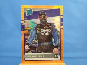 Josh Williams Donruss Optic Racing 2021 RC Rated Rookie #13 Orange Pulsar Prizm - Picture 1 of 2