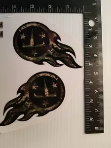 Tennessee Titans Camo Mini Size Football Helmet Decals - Picture 1 of 3