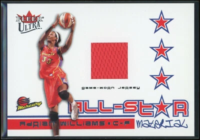 2004 Fleer Ultra WNBA Adrian Williams All-Star Material Game Jersey Mercury - Image 1 of 4