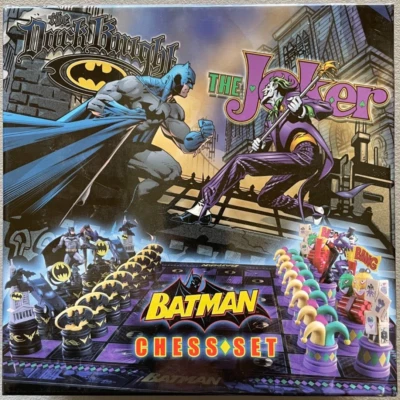 The Dark Knight vs. Joker Batman DC Collector Chess Set by Noble Collection - Image 1 of 4