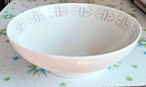 Vintage MCM Atomic Franciscan Merry-Go-Round Muster große Servier Pasta Schale - Bild 1 von 6