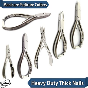 Manicure Pedicure Nail Cutter Chiropody Clipper Nipper Heavy Duty Thick Nails - Picture 1 of 6
