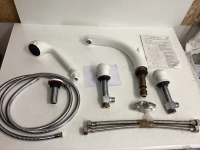 Kludi Pamela Bathtub Fitting White, 4-Loch, Tub Edge,Rare , New, 534253621 - Image 1 of 4