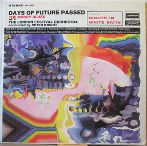 THE MOODY BLUES Days of Future Passed LP Deram DES 18012 Waddell—Brown Band Lbl. - Foto 1 di 1