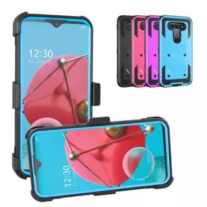 Funda rígida a prueba de golpes con clip para cinturón para LG Stylo 6/LG k51/LG K31/LG V60 - Imagen 1 de 31