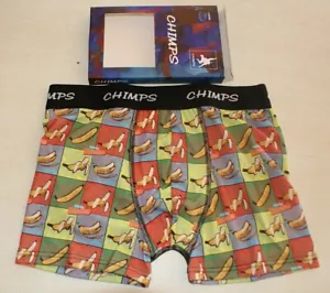 Boxer noir modèle "bananes" marque Chimps taille L neuf étiqueté à 13,90€ (sm) - Imagen 1 de 3