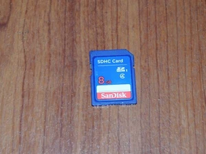 OEM Genuine SanDisk 8GB SDHC Memory Card - Class 4 - Picture 1 of 1