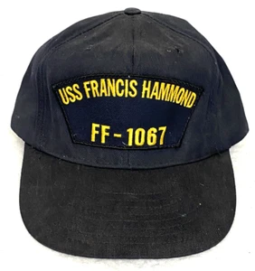 REAL USS FRANCIS HAMMOND BALLCAP,FF-1067,US NAVY,SHIPS COMPANY,ENLISTED,PROP,S-L - Picture 1 of 4