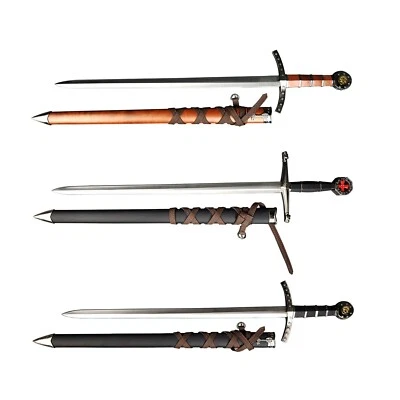 Prince Sword with Sheath, Crusader Knight Templar Short Sword - Image 1 of 4