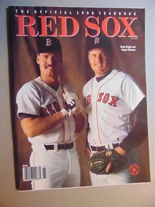 BOSTON RED SOX 1988 ANNUARIO UFFICIALE CLEMENS/BOGGS COPERTINA - Foto 1 di 1