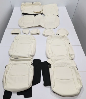 Fundas de asiento de cuero para nieve KR449 para Toyota Rav4 XLE Limited 2019-2025 Foto 1 de 4