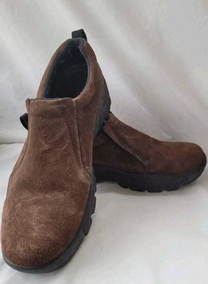 Roper Performance Sport Slip-On Dark Brown Suede Mens Sz 12 Casual Loafer Shoes  - Image 1 of 4