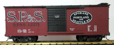 G SCALE USA TRAINS R-1922 SPOKANE, PORTLAND & SEATTLE RY w/ KD COUPLERS - Image 1 of 4