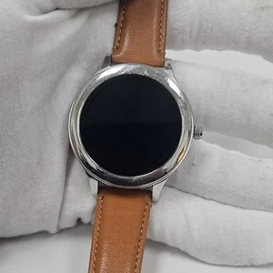 Fossil Smartwatch Q Venture 42mm Model DW5A Untested Silver Tone Brown Band - Picture 1 of 10