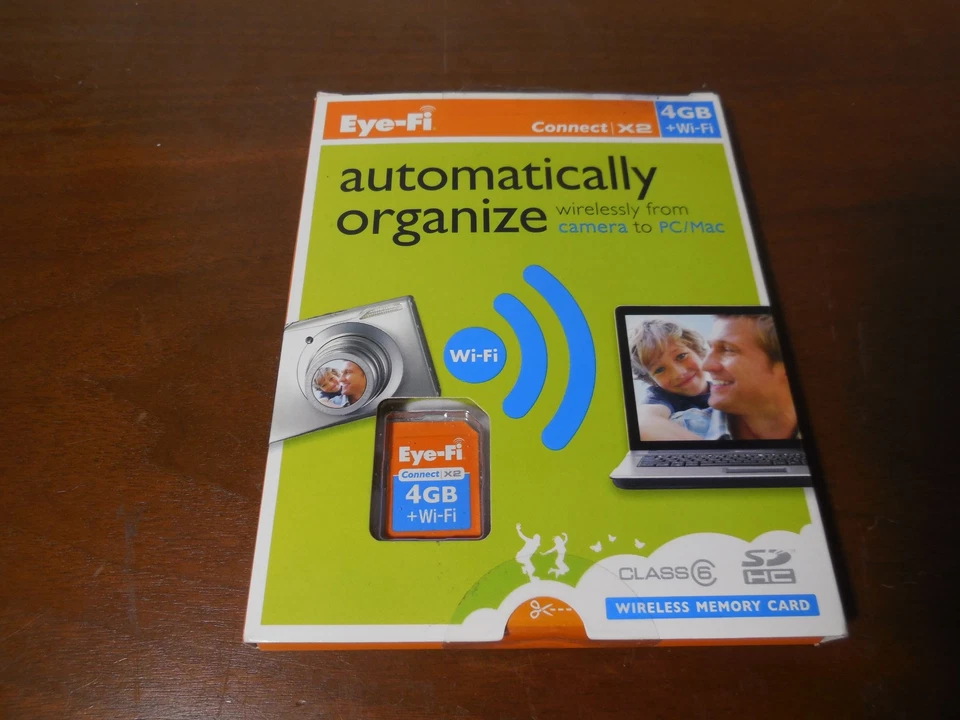 Eye-Fi - Wireless Connect X2 4GB Secure Digital High Capacity (SDHC) Memory Card - Image 1 of 2