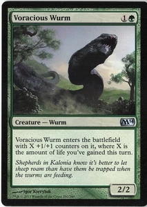 Voracious Wurm Uncommon Magic 2014 (M14) NM/LP MTG - Bild 1 von 2