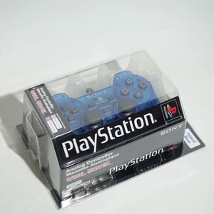 Sony PlayStation 1 PS1 Dual Shock Controller Island Blue Brand NEW Sealed - Picture 1 of 15