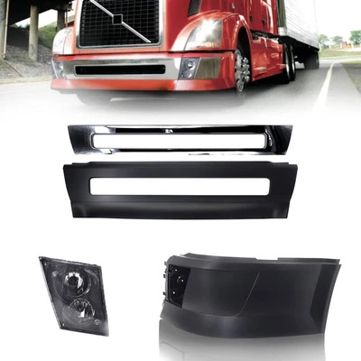Bumper Left Side & Center & Foglight for Volvo VNL 2004 - 2015 - Imagem 1 de 4