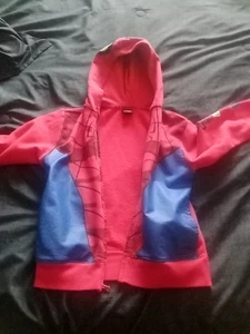 Size 8t Spiderman Zip Up Jacket - Picture 1 of 6