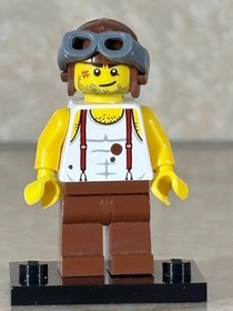Lego Mac McCloud Adventures Pharaoh's Quest 7306 pha006 Minifigure Aviator Cap