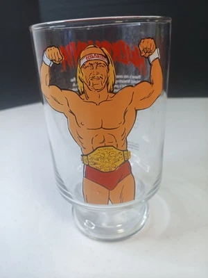Vidrio vintage 1985 Titan Sports Hulkamania WWF Hulk Hogan Foto 1 de 4