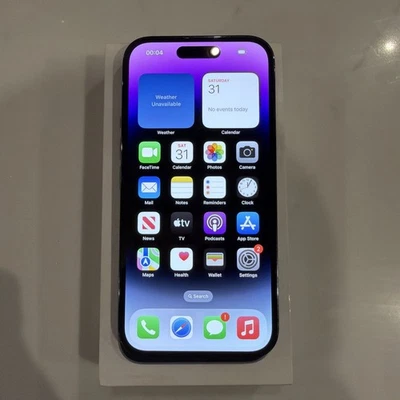 iPhone 14 Pro 128GB Unlocked Purple ESIM only  - Image 1 of 4