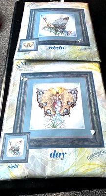 Raro Maria Van Scharrenburg "Día" Y "Noche" Kits Punto de Cruz 23007 23008 Nuevo Foto 1 de 4