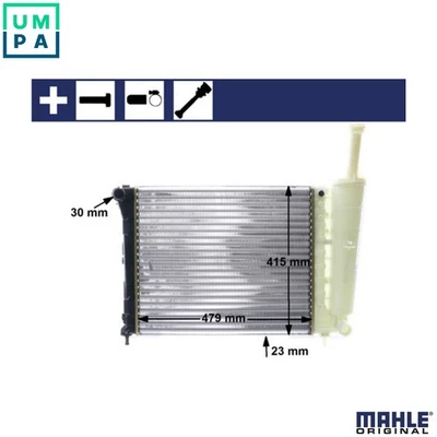 RADIATOR ENGINE COOLING CR 1859 000S FOR FIAT FORD 169 A4.000 1.2L 4cyl 500 1.2L - Image 1 of 4