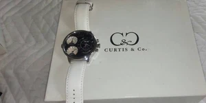 Armbanduhr Curtis & Co. All Stainless Steel Temperatur Hygrometer Herren mit Box - Bild 1 von 5