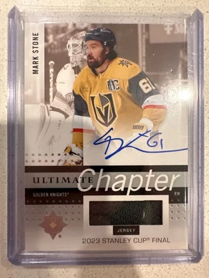 Mark Stone Ultimate Chapter Autograph Jersey 2023 Stanley Cup Final 2024-25 - Image 1 of 2