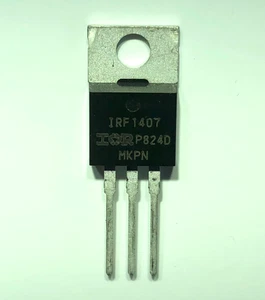 IRF1407 N-MOSFET 75V 130A TO-220 Genuine Inter Rectifier part tested x 1 pcs - Picture 1 of 1